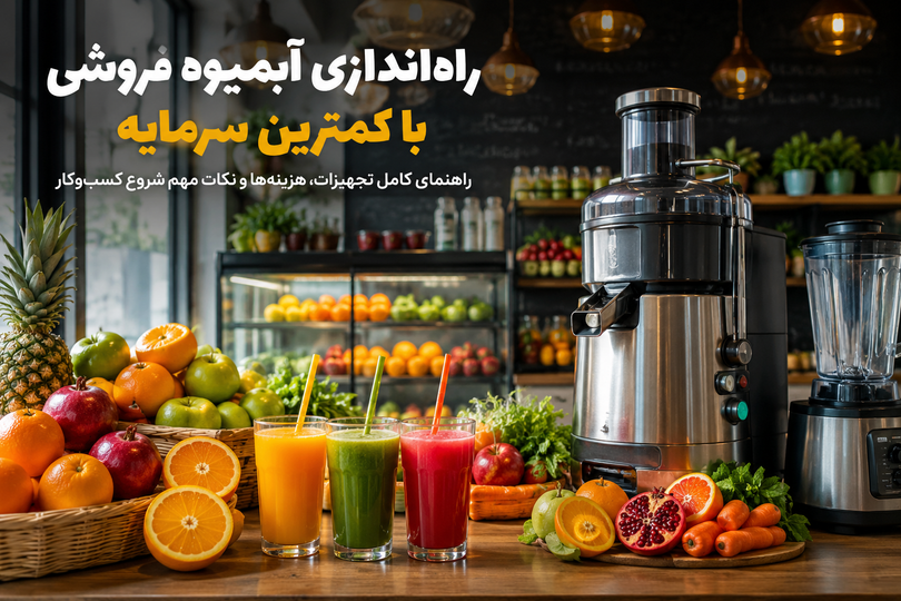 چطور با کمترین سرمایه آبمیوه فروشی راه اندازی کنیم