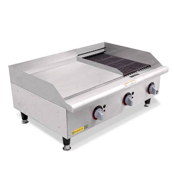 گریل صنعتی 90 سانت ترکیبی مکس